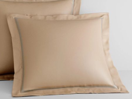 1200TC Palais Lux ALMOND Tailored European Pillowcase by Sheridan on Sale