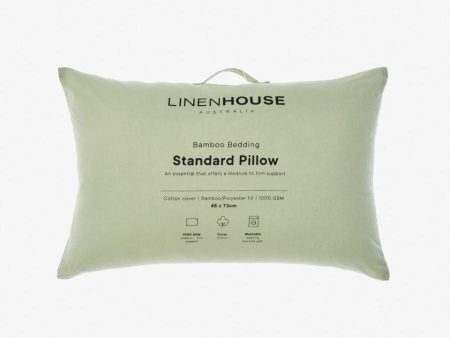 Bamboo Standard Pillow 1000GSM by Linen House For Sale