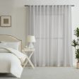 Orson Concealed Tab Sheer Curtain in WHITE by Zaab Hot on Sale