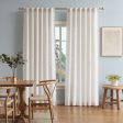 Flynn Blockout Single Concealed Tab Curtain in NATURAL by Zaab Online Hot Sale