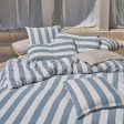 Vintage Stripe DENIM Quilt Cover Set by Linen House Fashion