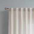 Flynn Blockout Single Concealed Tab Curtain in NATURAL by Zaab Online Hot Sale