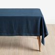 Nimes Linen Tablecloth Range NAVY By Linen House Fashion