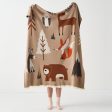 Woodland Winter Throw   Blanket by Linen House Kids For Discount