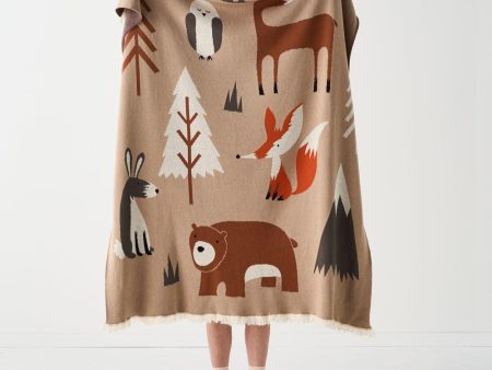 Woodland Winter Throw   Blanket by Linen House Kids For Discount