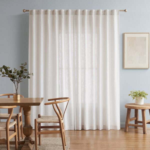 Flynn Blockout Single Concealed Tab Curtain in NATURAL by Zaab Online Hot Sale