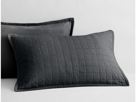 Reilly CARBON Standard PIllow Sham by Sheridan For Cheap