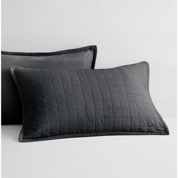 Reilly CARBON Standard PIllow Sham by Sheridan For Cheap