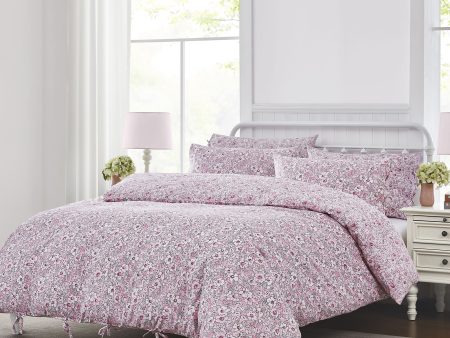 Libby Pink Quilt Cover Set by Laura Ashley Cheap