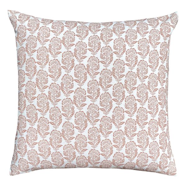 Lowrie Paprika Square Filled Cushion 50 x 50cm by Zaab For Sale