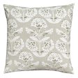 Dorian Sage Cushion Square Filled Cushion 50 x 50cm by Zaab For Cheap