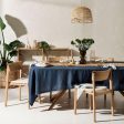 Nimes Linen Tablecloth Range NAVY By Linen House Fashion