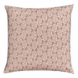 Lowrie Paprika Square Filled Cushion 50 x 50cm by Zaab For Sale