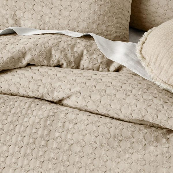 Vista Pebble Quilt Cover Set by Linen House Discount