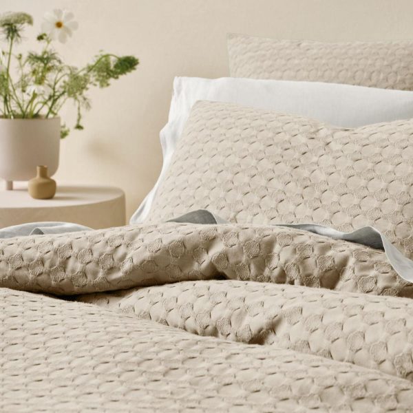 Vista Pebble Quilt Cover Set by Linen House Discount