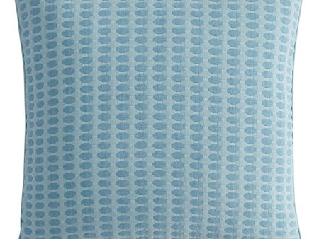 Frankie Turquoise European Pillowcase by Logan and Mason Platinum Supply