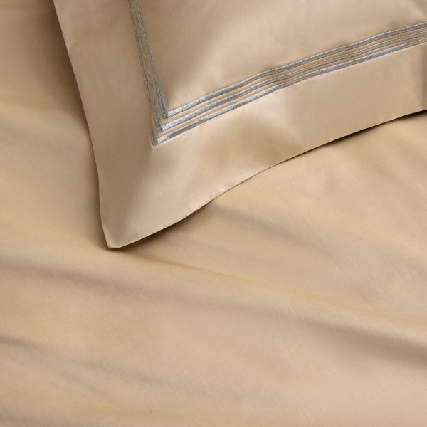 1200TC Palais Lux ALMOND Tailored European Pillowcase by Sheridan on Sale