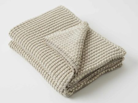 Baxter Throw Taupe  Cream by Pilbeam Fashion