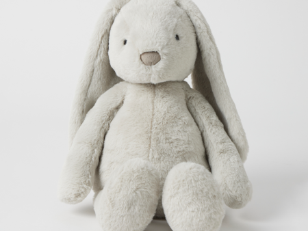 LARGE Bunny Soft Toy GREY by Jiggle & Giggle Cheap