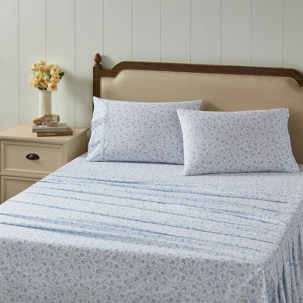 Campion Seaspray Blue Sheet Set by Laura Ashley Fashion