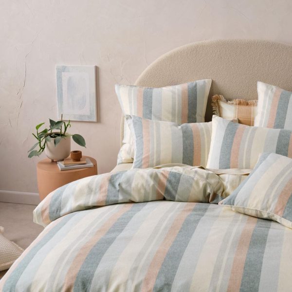 Reverie Saltwater Quilt Cover Set by Linen House Supply