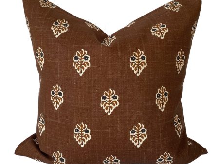 Balmain Mocha Square Filled Cushion 50 x 50cm by Zaab For Cheap