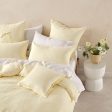 Nimes Lemon Quilt Cover Set by Linen House Cheap