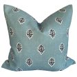 Balmain Blue Square Filled Cushion 50 x 50cm by Zaab Online now