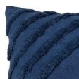 Osaka Navy Square Filled Cushion 50 x 50cm by Zaab Supply