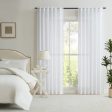 Orson Concealed Tab Sheer Curtain in WHITE by Zaab Hot on Sale