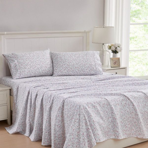 Blencow Sprig Sheet Set Duck Egg Sheet Set by Laura Ashley Online now