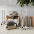 Baxter Throw Taupe  Cream by Pilbeam Fashion