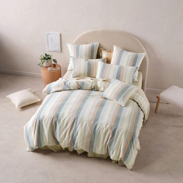 Reverie Saltwater Quilt Cover Set by Linen House Supply