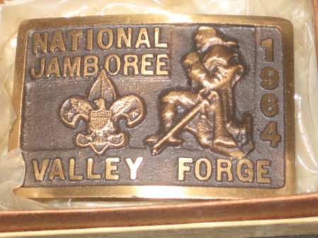 1964 National Jamboree Max Silber Belt Buckle Supply