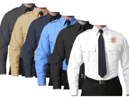 100% Polyester Long Sleeve Zippered Uniform Shirts Supply