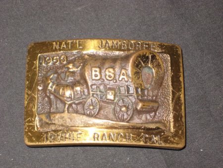 1953 National Jamboree Max Silber Belt Buckle on Sale