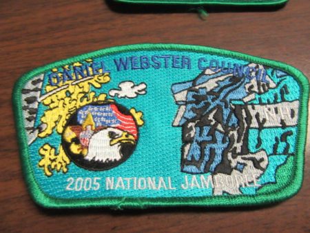 Daniel Webster Council 2005 National Jamboree Green Border JSP Hot on Sale