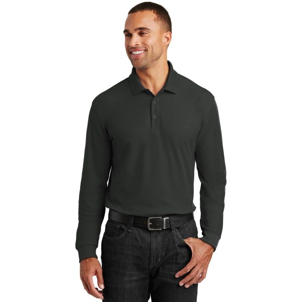 100% Poly Pique Tactical Long Sleeve Polo Shirt Pudala For Sale