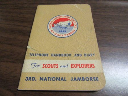 1953 National Jamboree Telephone Handbook and  Diary Sale