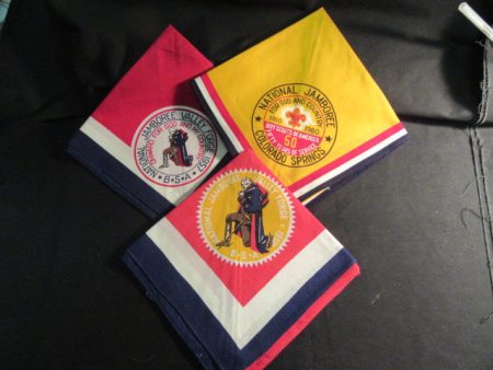 1950, 1957 & 1960 National Jamboree Neckerchiefs Supply