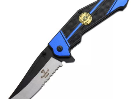 9  First Responder s Tactical Police Rescue Spring Assist Open Pocket Knife Online