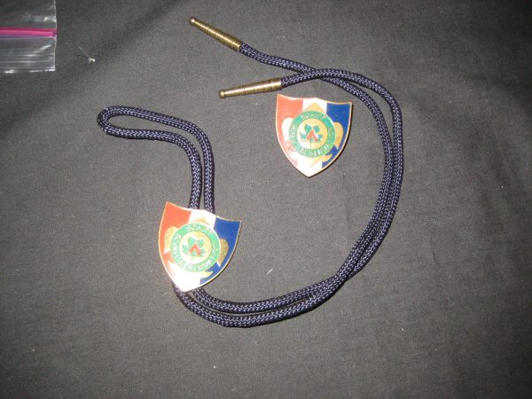 Schiff Scout Reservation Metal Slide and Metal Bolo Tie For Sale