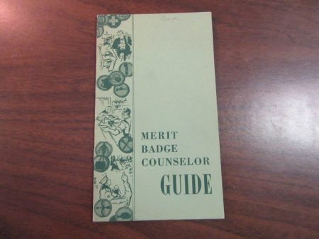 Merit Badge Counselor Guide, April 1950 printing Online Sale