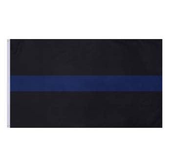 Thin Blue Line Flag Made With Polyester Sale