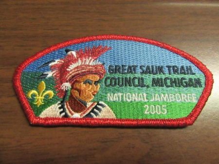 Great Sauk Trail Council 2005 National Jamboree Red Border JSP Discount