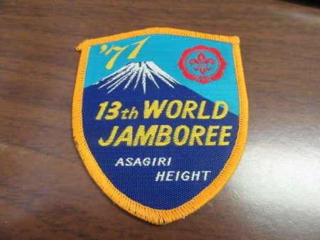 1971 World Jamboree Commemorative Wappen Patch, Asagiri Height Cheap