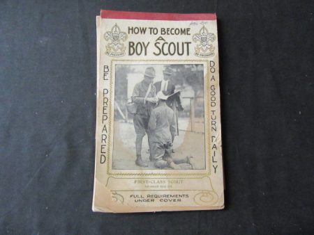 Early Boy Scout First Class Tablet,  1910 s For Sale