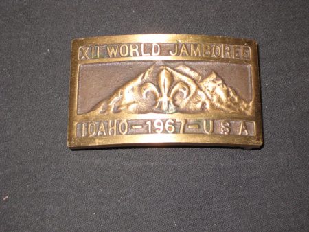 1967 World Jamboree Max Silber Belt Buckle Online now