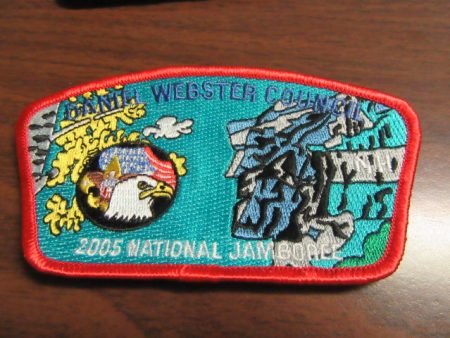 Daniel Webster Council 2005 National Jamboree Red Border JSP Hot on Sale